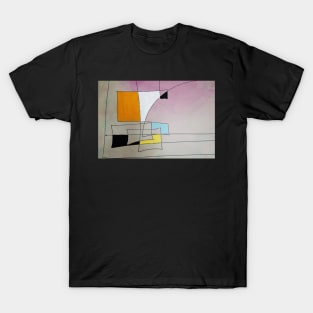 Expressive automatism abstract T-Shirt